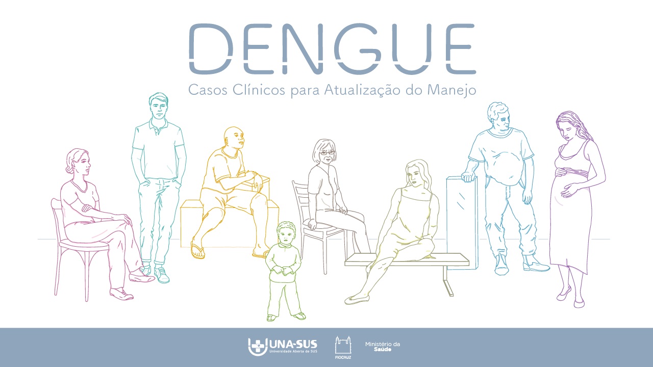 capa curso Dengue: casos clínicos para atualização do manejo
